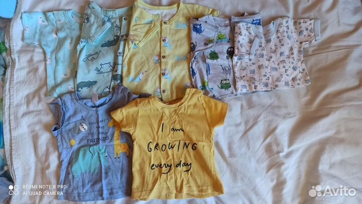 Детские вещи пакетом от рождения до года