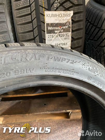 Kumho WinterCraft WP72 275/35 R20 и 245/40 R20 102W