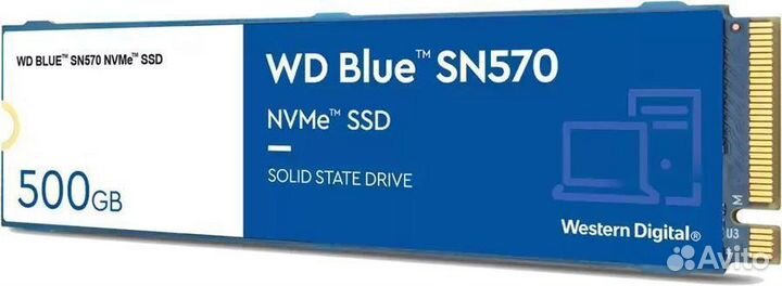 500 гб SSD M.2 накопитель WD Blue SN570