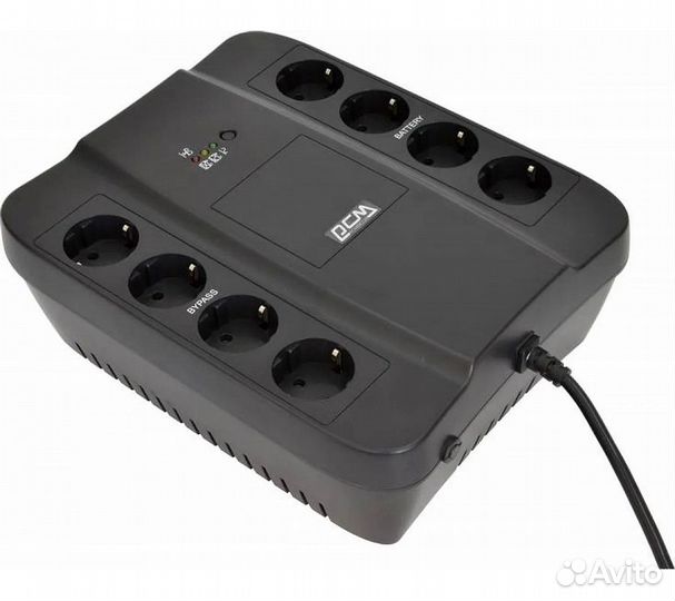 Ибп Powercom Spider SPD-650N 390Вт 650ва, черный