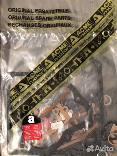 Комплект прокладок на двигатель acme Motori