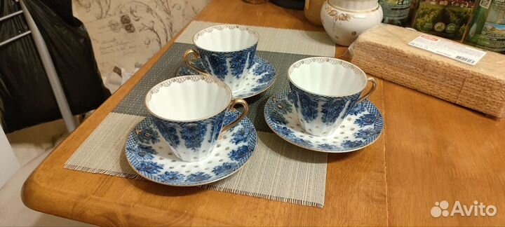 Чайная пара лфз костяной фарфор