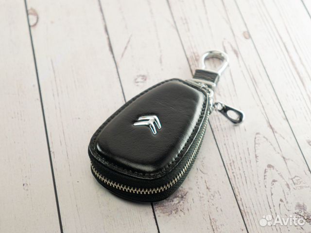 Кожаная ключница Citroen