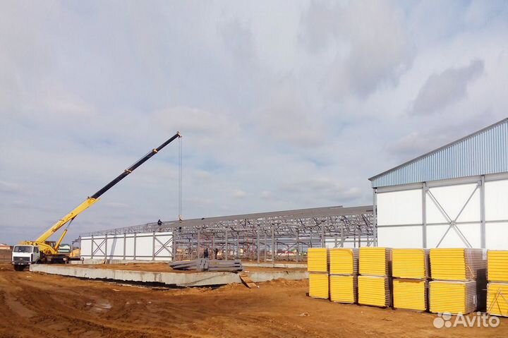 Ангары бескаркасные и каркасные от производителя