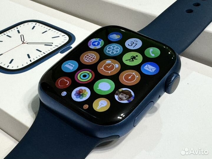 Часы Apple watch 7 45 mm Blue
