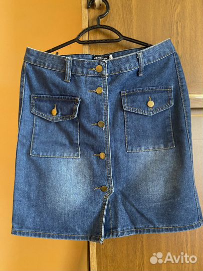 Юбка джинсовая