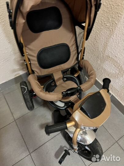 Детский велосипед с родительской ручкой