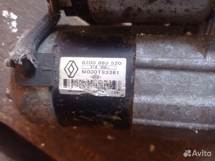 Стартер рено дастер