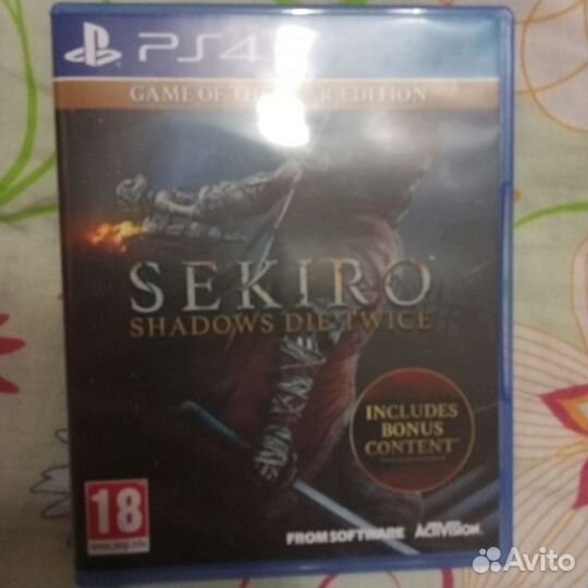 Игры для приставок ps4 Sekiro Shadow Die Twice