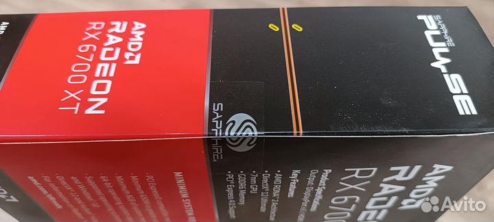 Видеокарта Sapphire AMD Radeon RX 6700 XT pulse