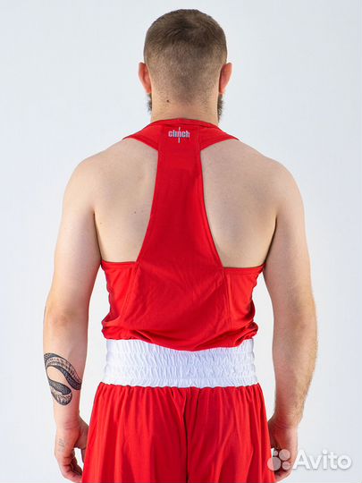 C116 Майка боксерская Clinch Olimp красная