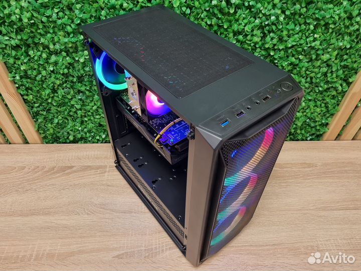 Новый игровой пк 12ядер/rx580/DDR4-16gb/NVMe512gb