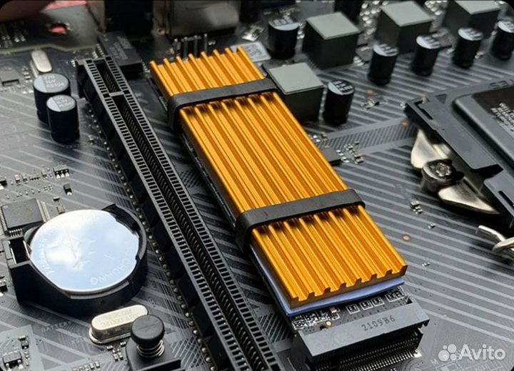 Радиатор для ssd m2, крепление AM4