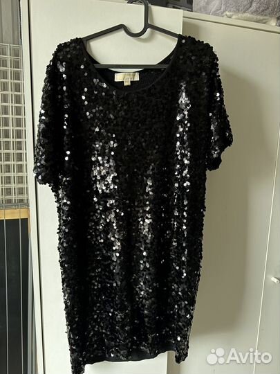 Michael kors платье с пайетками, из италии