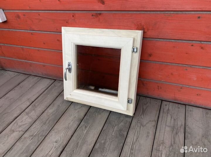 Деревянные окна для бани