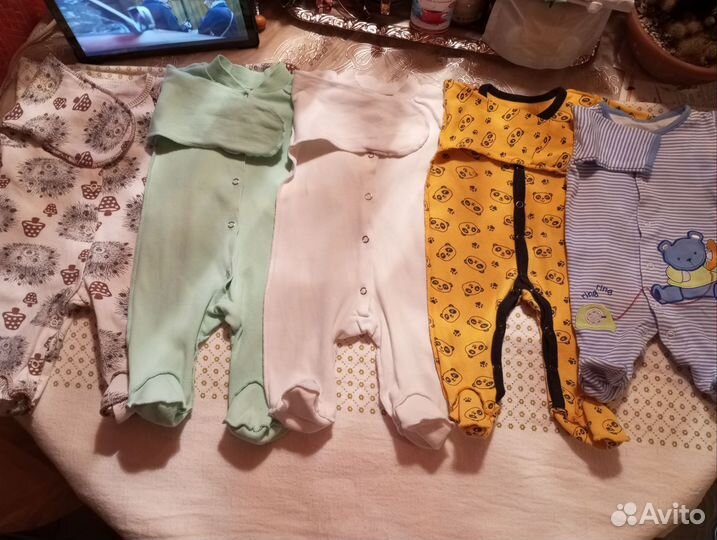 Слипы и боди 0-3 мес