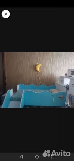 Кровать-чердак с горкой