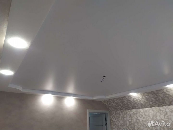 Монтаж натяжных потолков, люстры,светильники