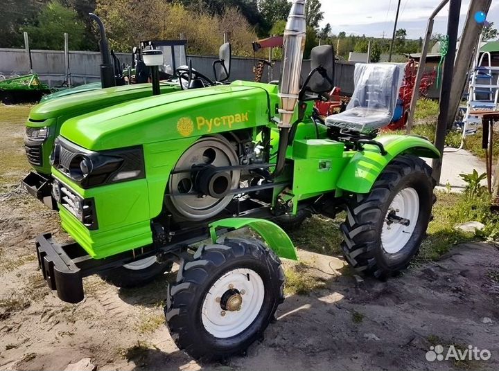 Минитрактор Рустрак Р-5 18 л.с + плуг + фреза