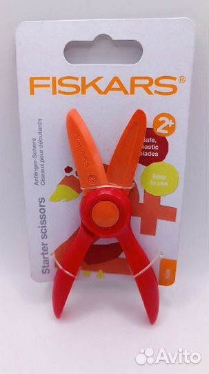 Ножницы Fiskars First, красные 2+