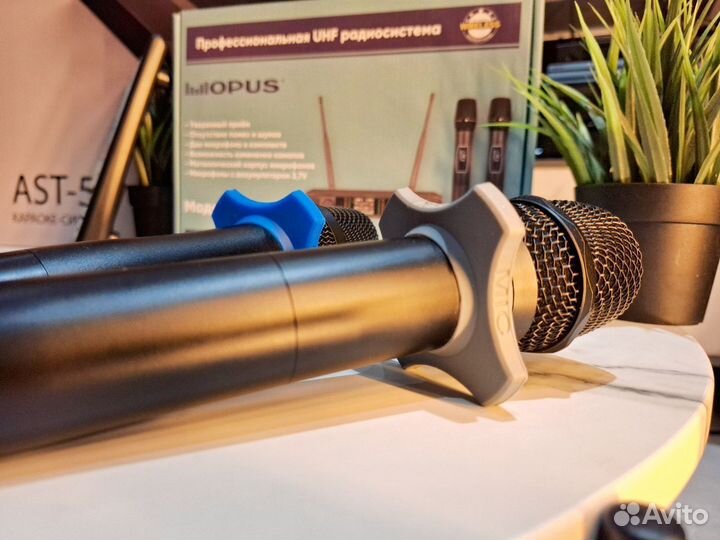 Караоке-комплект: AST Mini + микрофоны Opus A3HH