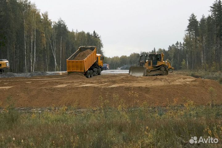 Песок. Вывоз грунта. Вывоз боя