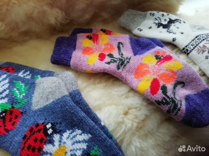 Шерстяные носки