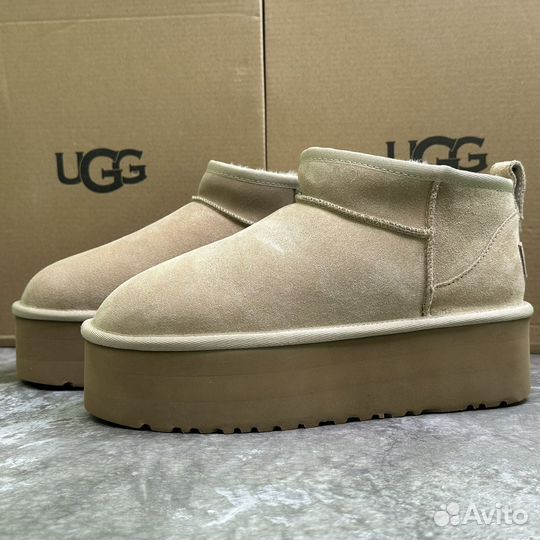 Ugg classic ultra mini platform mustard seed