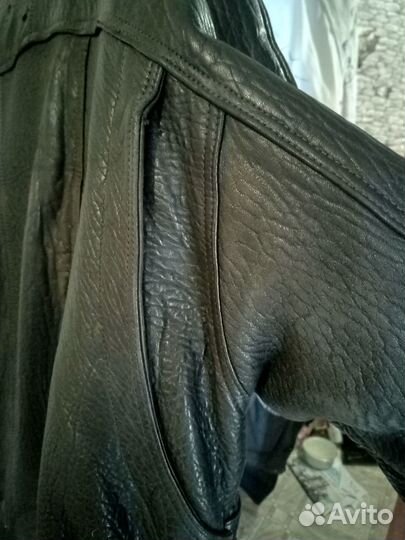Мотокуртка кожаная мужская 54 размер