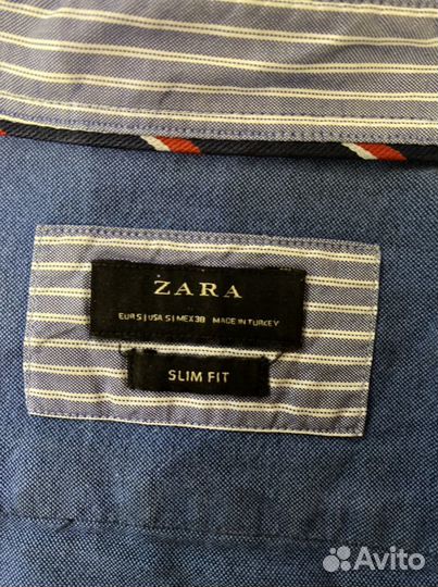 Мужская рубашка zara (дефицитный нынче товар)