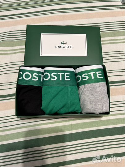 Трусы мужские Lacoste 3шт+коробочка