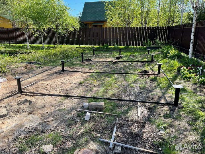 Сваи винтовые с установкой