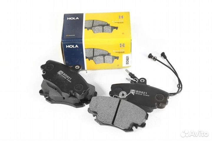 Колодки тормозные дисковые hola BD821