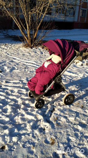 Коляска Stokke scoot 2 фуксия