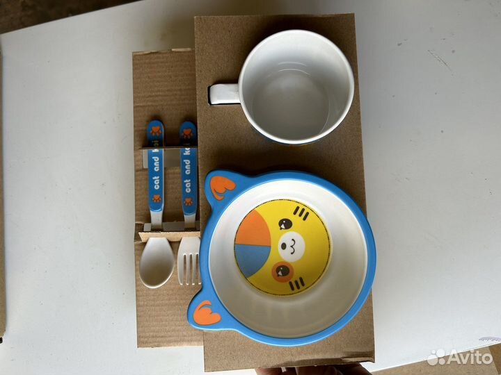 Детская посуда из бамбука