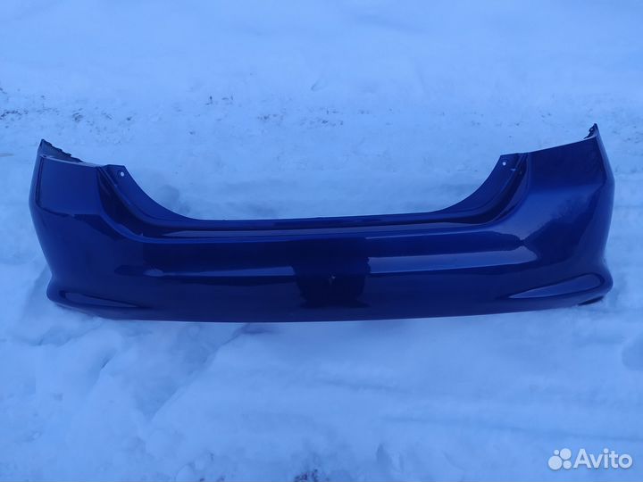 Задний бампер Honda Fit цвет синий