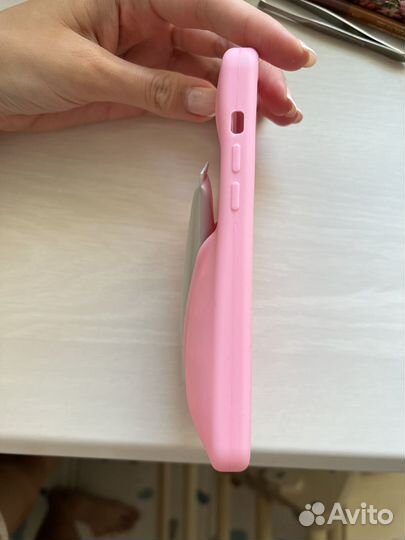 Чехол на iPhone 13 max rhode розовый