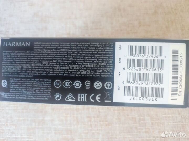 Портативная колонка JBL GO 3. Оригинальная GlowByt