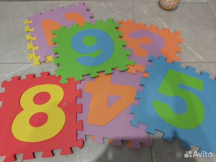 Мягкий коврик пазл