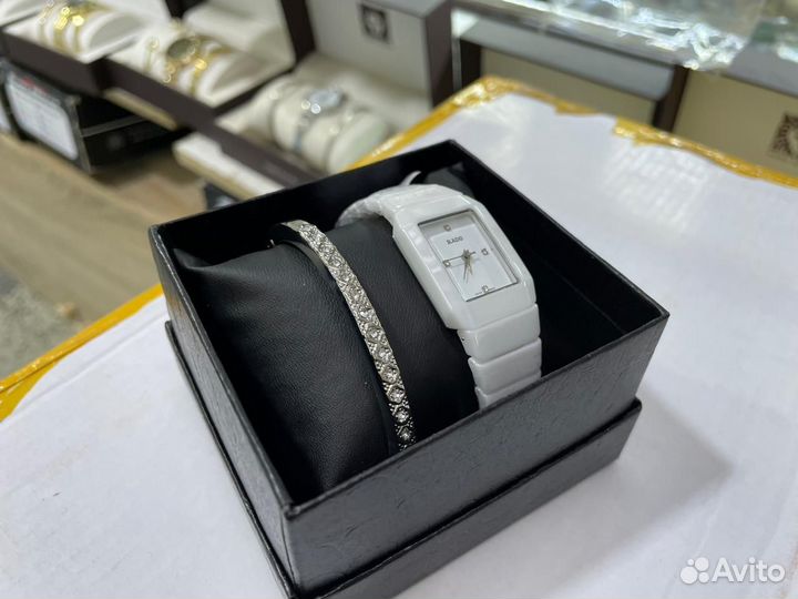 Часы женские керамика rado