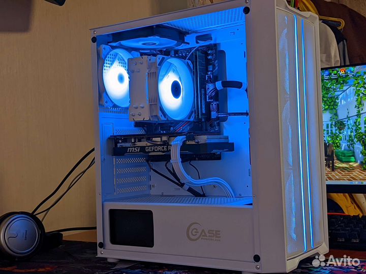 Белый игровой пк RTX 2060 super/i7/16Gb/argb