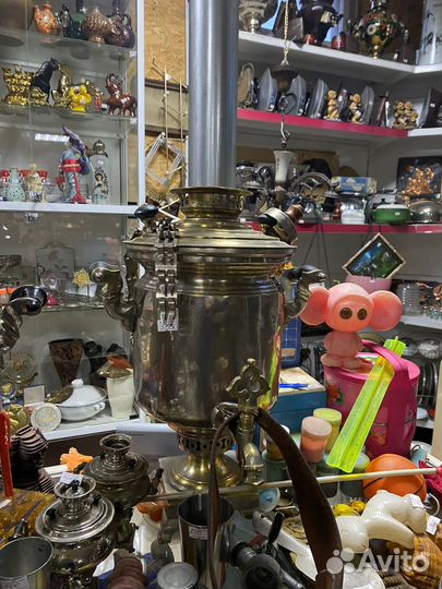 Антикварная лавка самовары на дровах