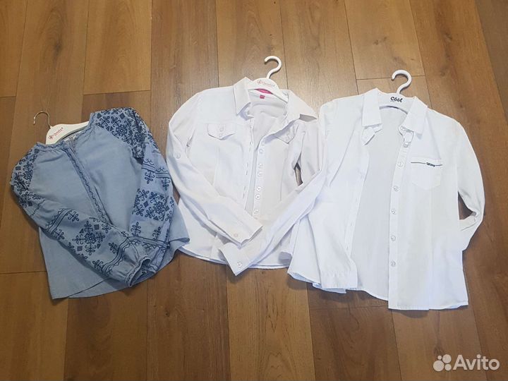 Рубашка для школы р.130-140