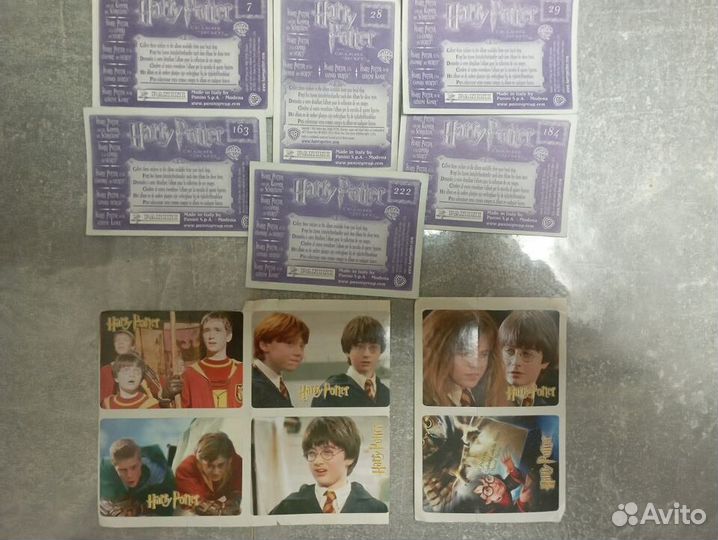 Карточки и наклейки Harry Potter Panini