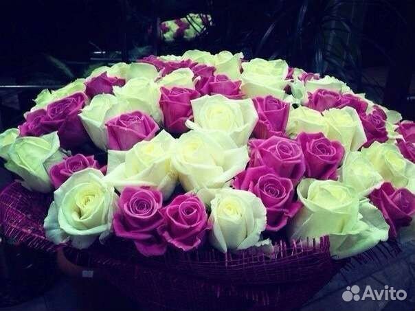 Цветы розы букет