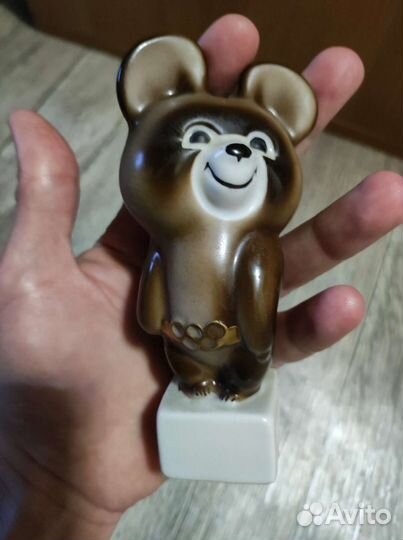 Олимпийский мишка фарфор Вербилки