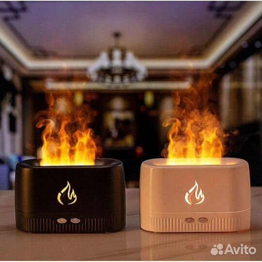 Увлажнитель мини-камин с подсветкой
