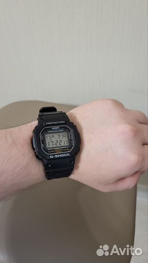 Наручные часы casio DW-5600E-1V, черный