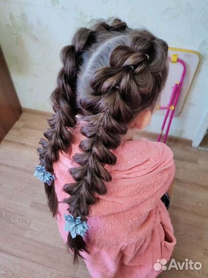 Косы, вечерние прически