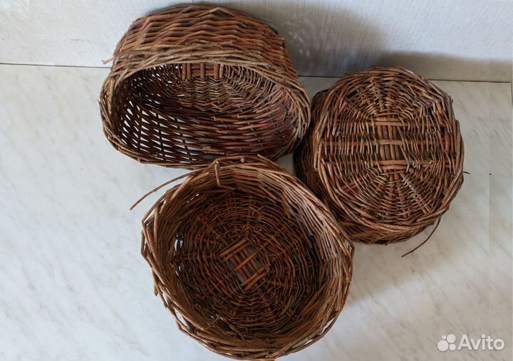 Корзина, лукошко, кашпо подвесное, напольное СССР